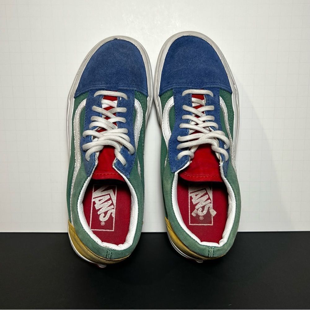 Womens VANS Yacht Club Old Skool Multicolor Low Top Sneakers / Size 6 - Picture 6 of 10
